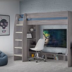 1615303301 nebula grey oak gaming bed roomset