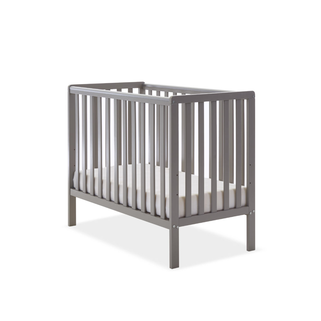 Bantam Space Saver Cot & Mattress - Taupe Grey Kids Beds UK