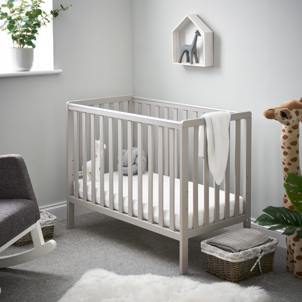 Bantam Space Saver Cot - Warm Grey Kids Beds UK