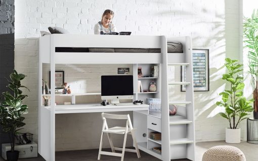 1708621114 bla001 blaze gaming bunk bed all white roomset 1