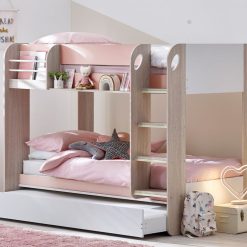 mar055 mars bunk underbed pastel pink roomset 1