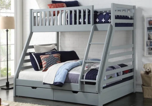 states grey triple bunk